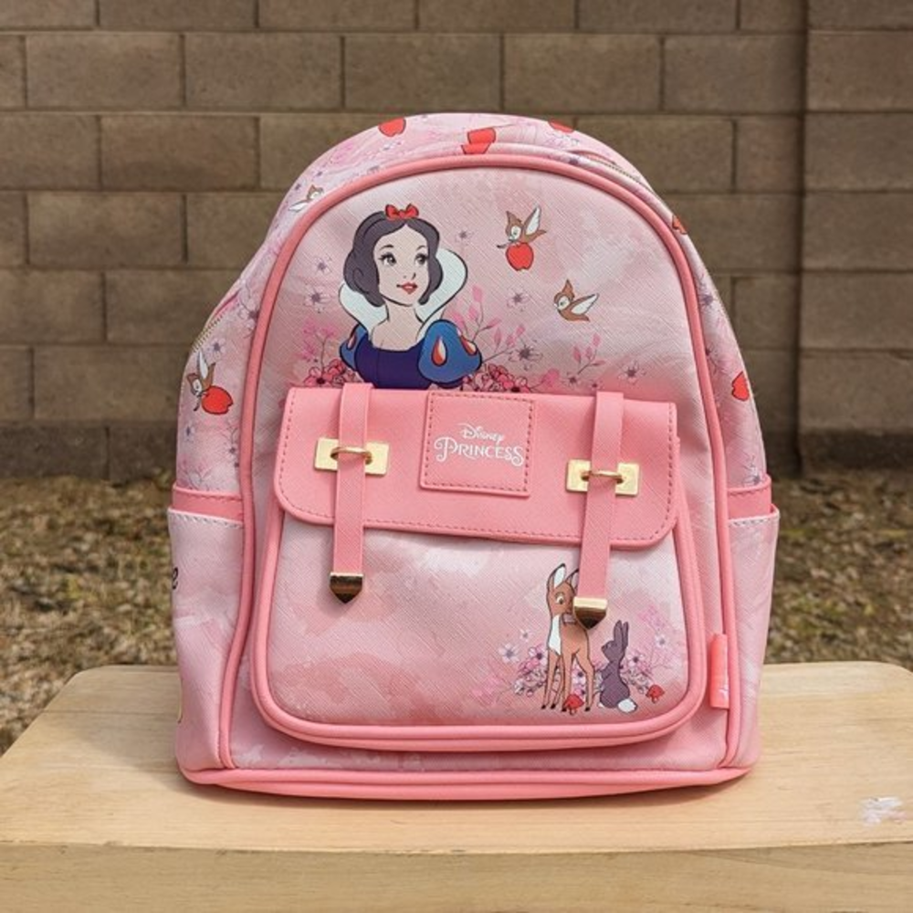 Disney Princess Snow White Vegan Pastel Pink 11" Mini Backpack‎